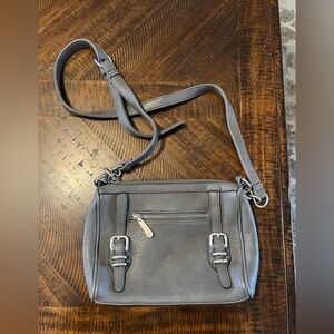 Elegant Gray Women's Crossbody Bag
